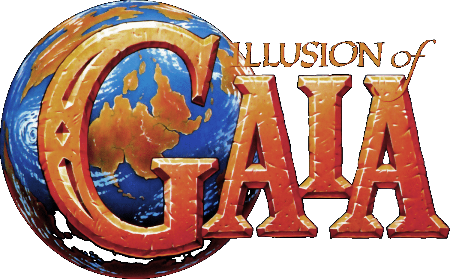 Illusion of Gaia logo for Super Nintendo